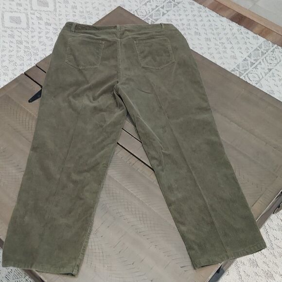 Appleseed's Dark Green Corduroy Pants Sz 14 - Picture 3 of 8